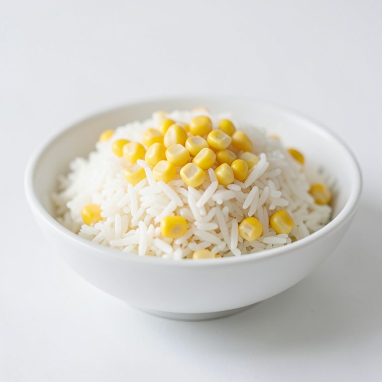 Белый рис с кукурузой