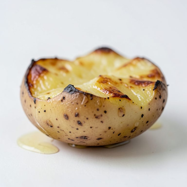 Картофель, жареный с кожурой на масле
