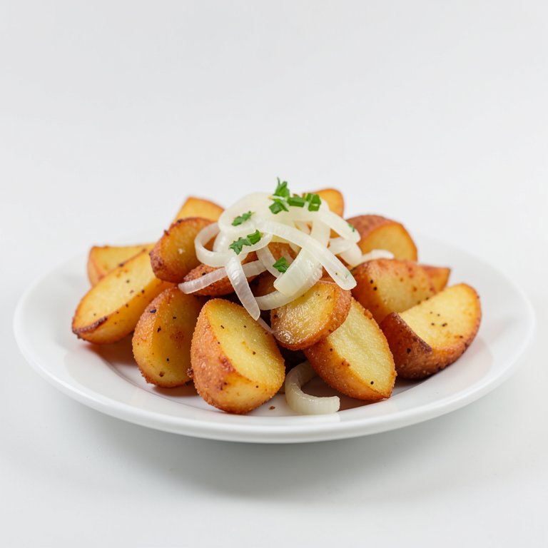 Картофель жареный с луком
