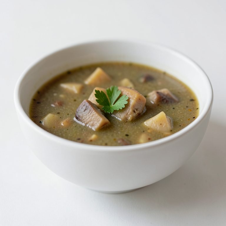 Картофельный суп с грибами