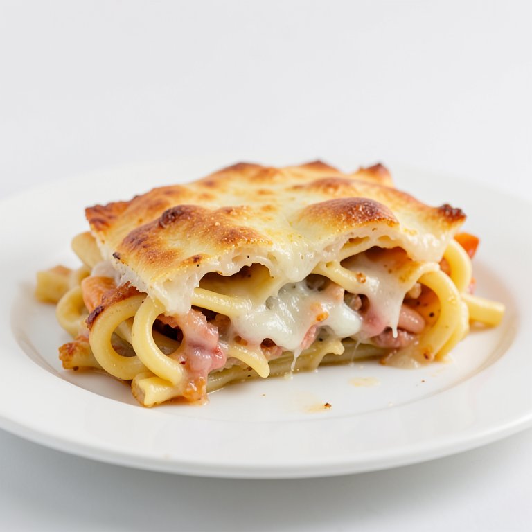 Макароны, запеченные с сыром