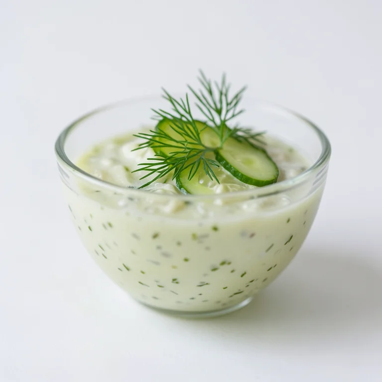 Айран (тан) с укропом и огурцом