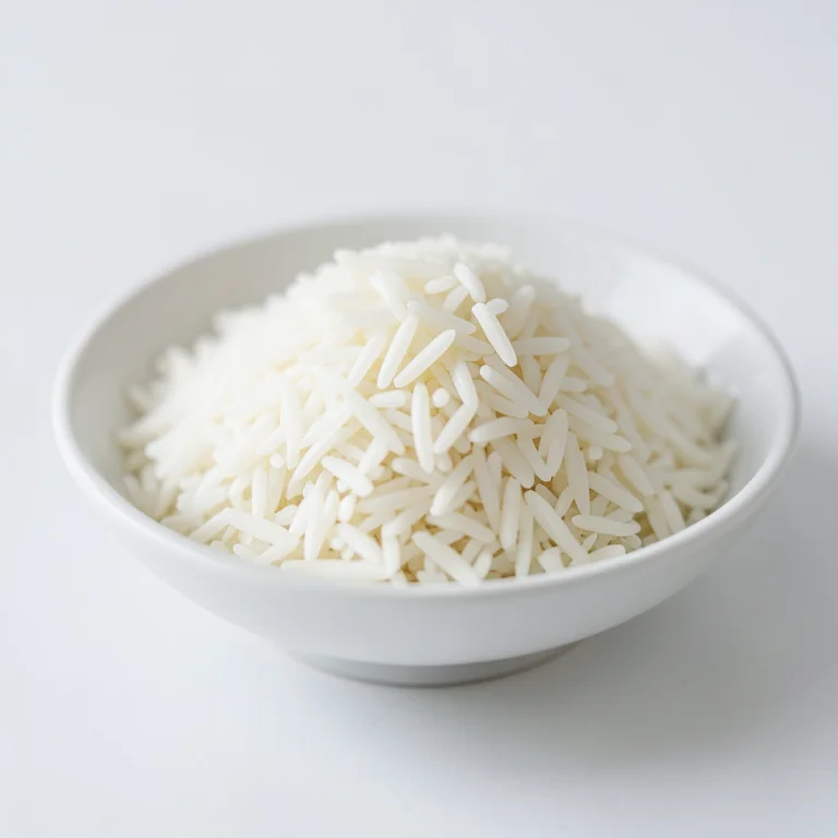Белый длиннозерный рис, отварной
