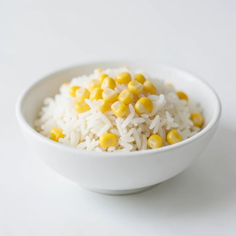 Белый рис с кукурузой