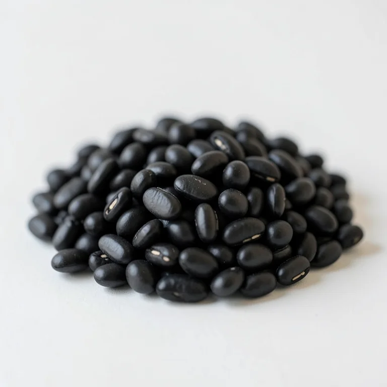 Чёрная фасоль, сырая