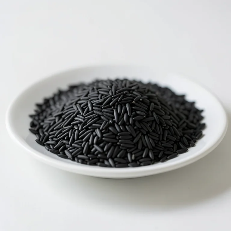 Чёрный рис, сырой