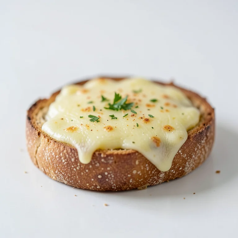 Чесночный хлеб с расплавленным сыром