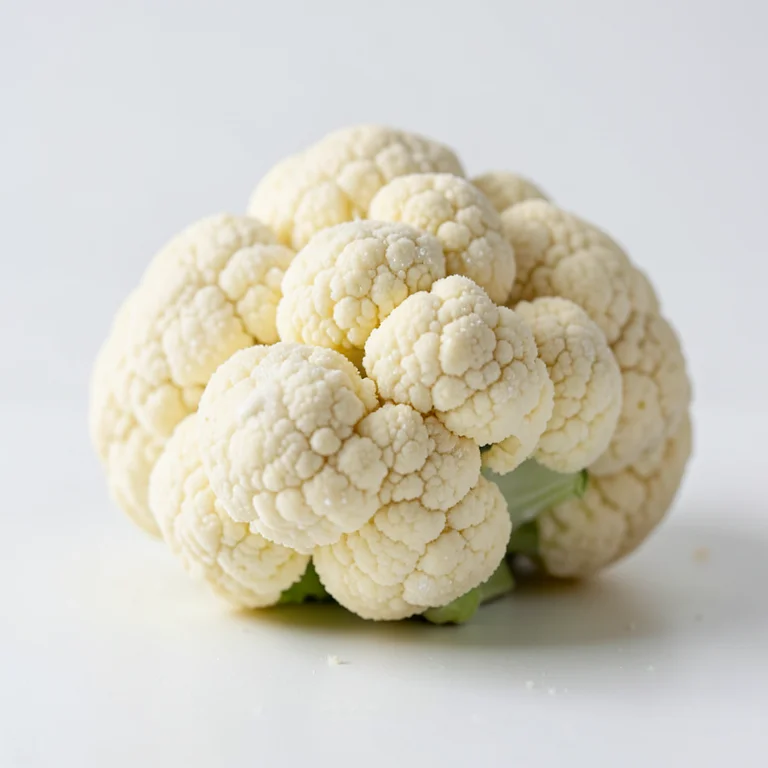 Цветная капуста, замороженная, приготовленная с добавлением жира