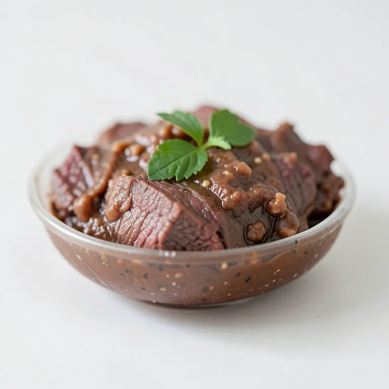 Детское мясное пюре из говядины, для старших детей