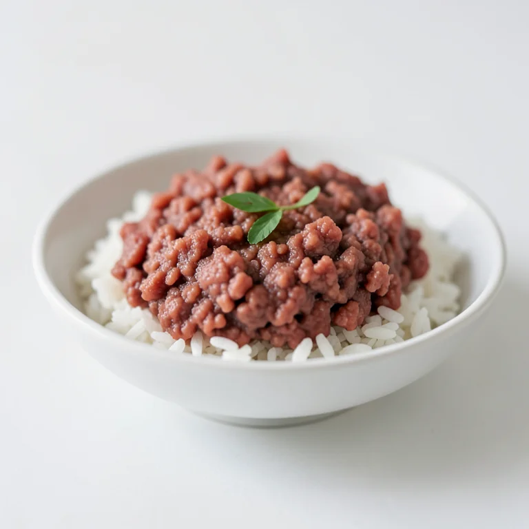 Фарш мясной с рисом