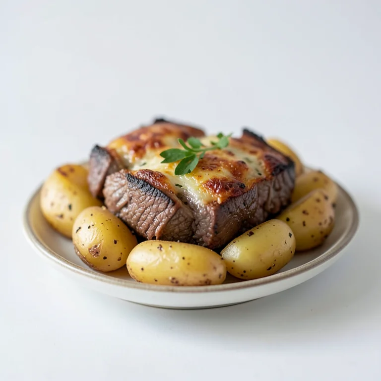 Говядина, запеченная с картофелем