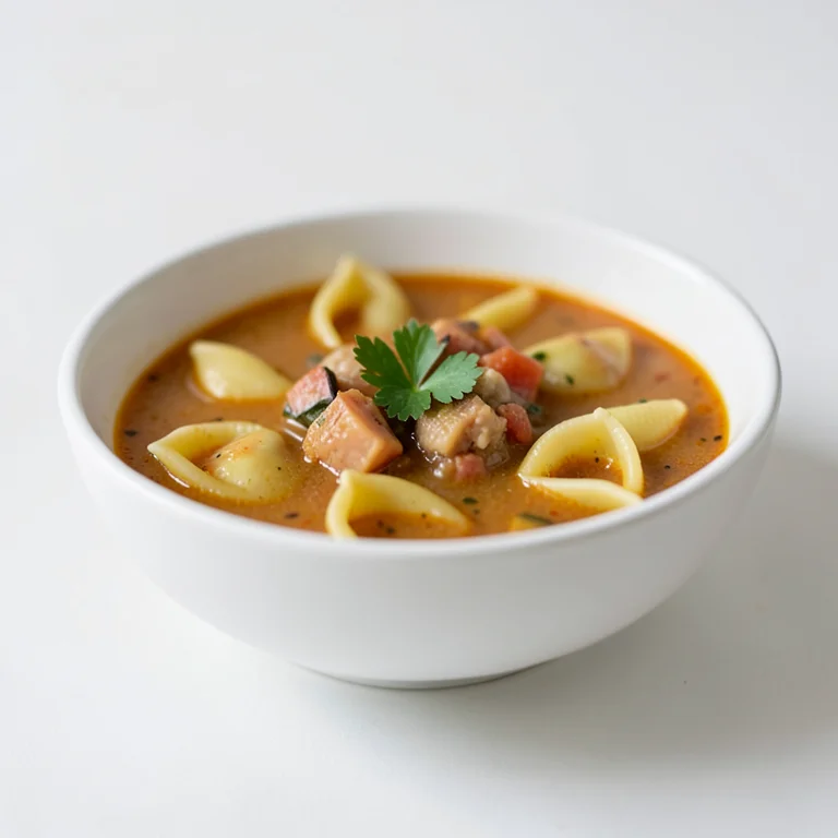 Итальянский суп с макаронами