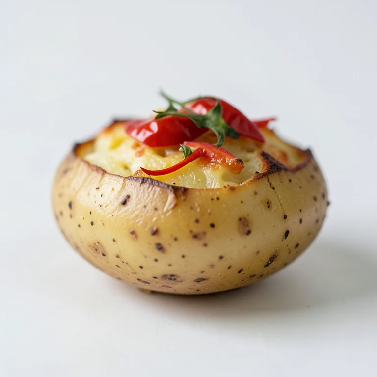 Картофель, запечённый с чили