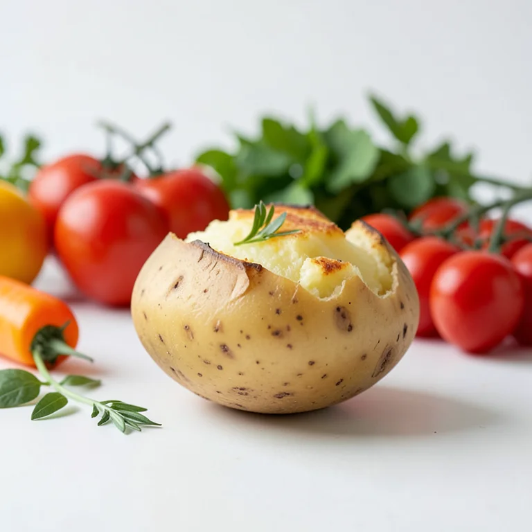 Картофель, запеченный с овощами