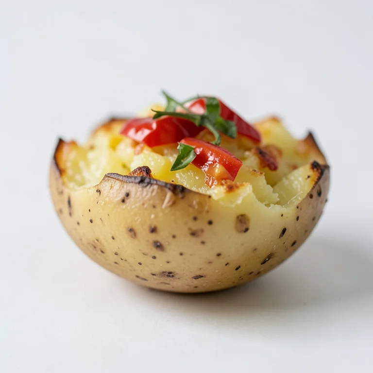 Картофель, запечённый с перцем чили