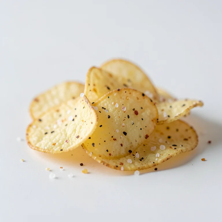 Картофельные чипсы с уксусом и солью