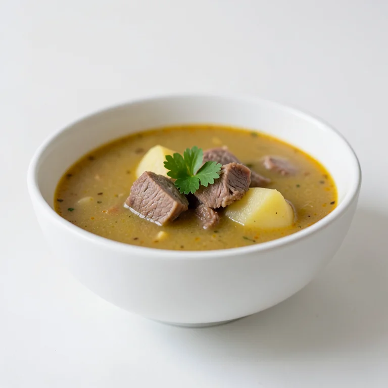 Картофельный суп с мясом