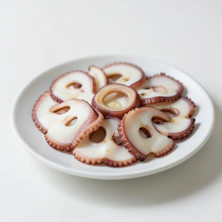 Кольца кальмара копчёные