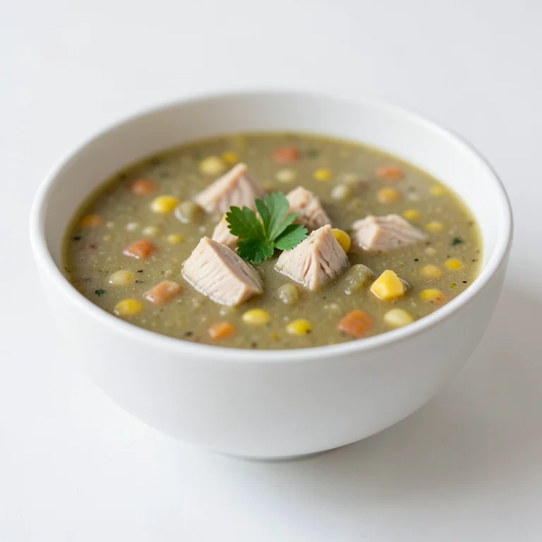 Кукурузный суп с курицей