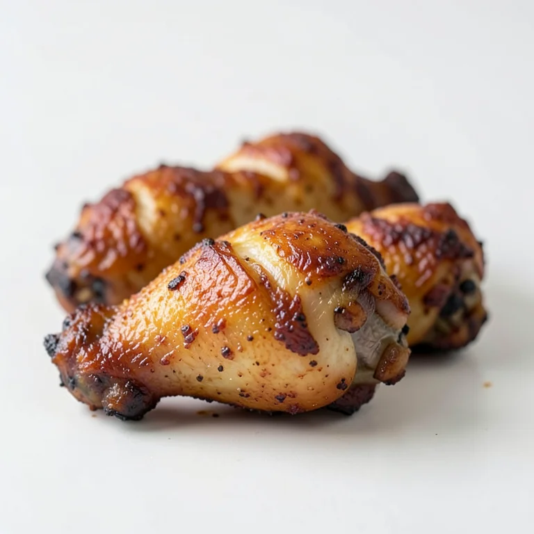 Куриные крылышки BBQ, приготовленные на гриле, без костей