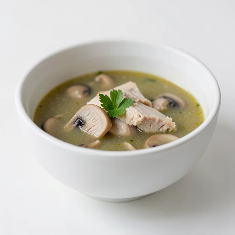 Куриный грибной суп, консервированный