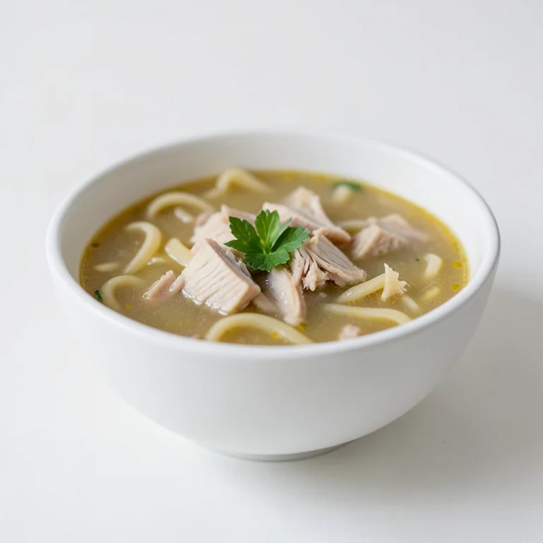 Куриный суп с лапшой, консервированный