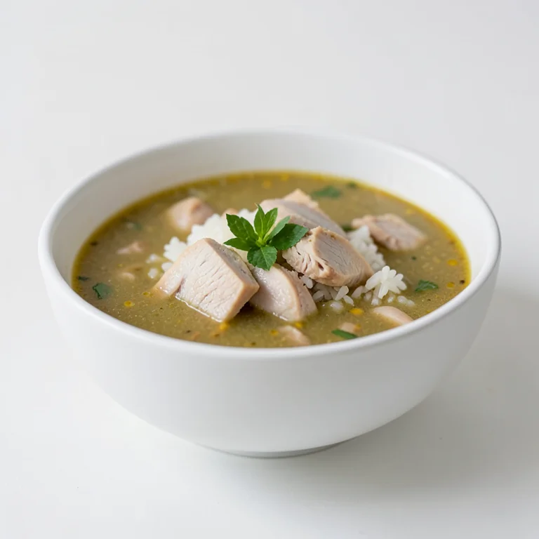 Куриный суп с рисом, консервированный