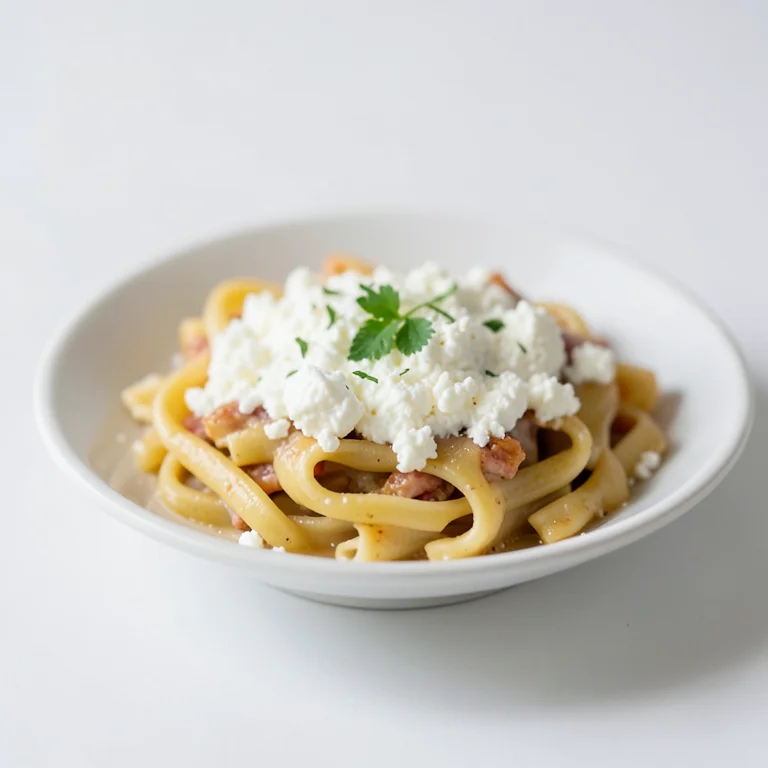 Макароны с творогом, запеченные