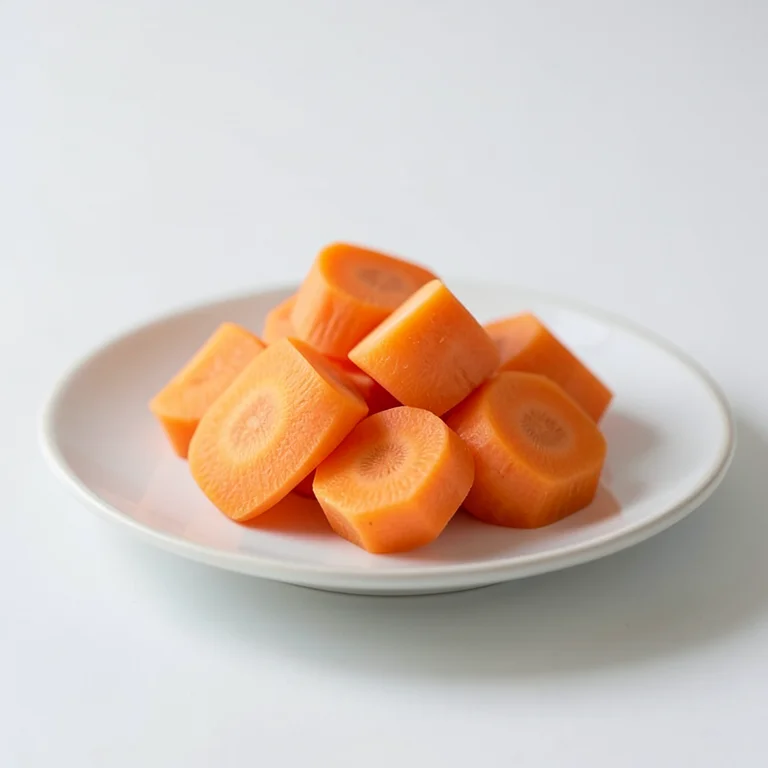 Молодая морковь, сырая, очищенная