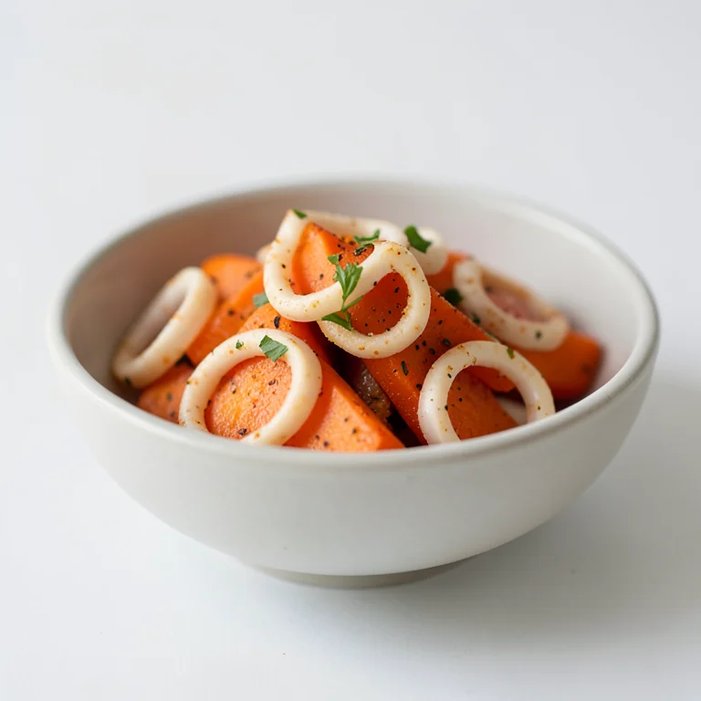 Морковь по-корейски с кальмарами