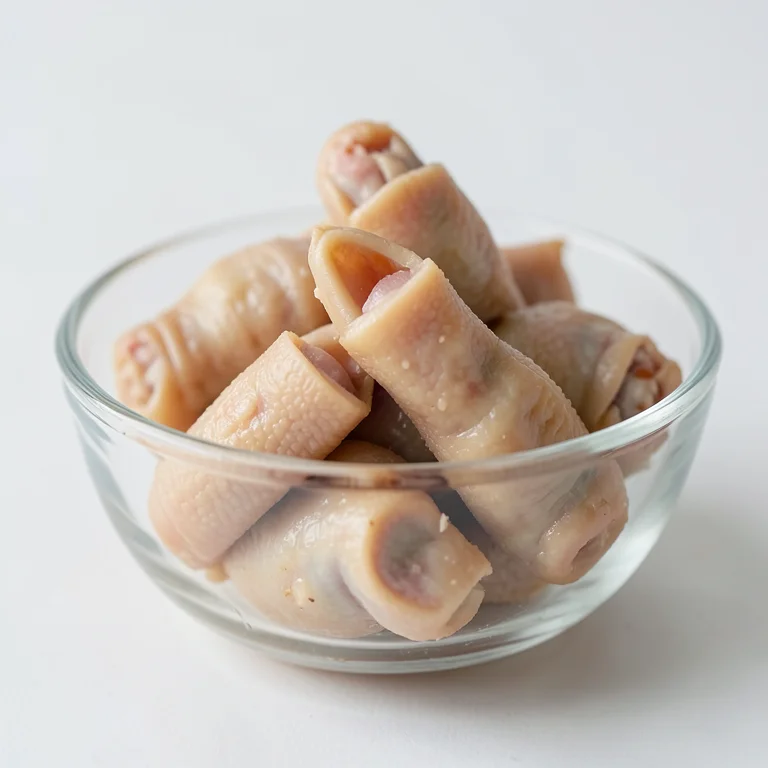 Отварные куриные лапки