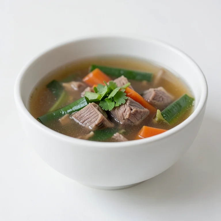 Овощной суп с говяжьим бульоном, консервированный
