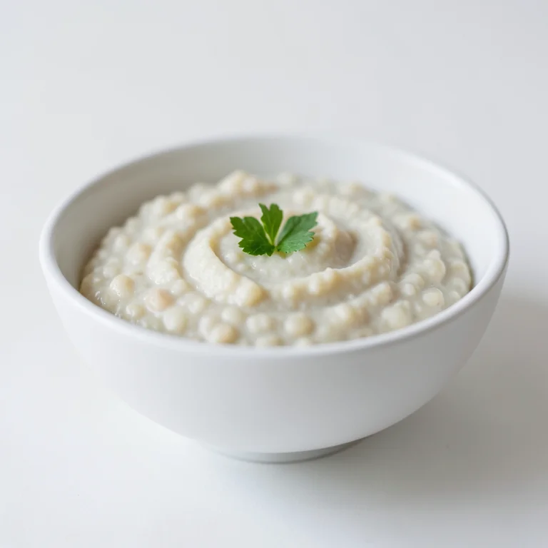 Пюре из белой фасоли