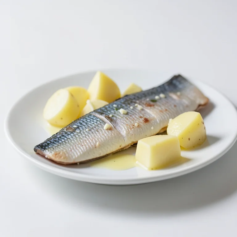 Сельдь с картофелем и маслом
