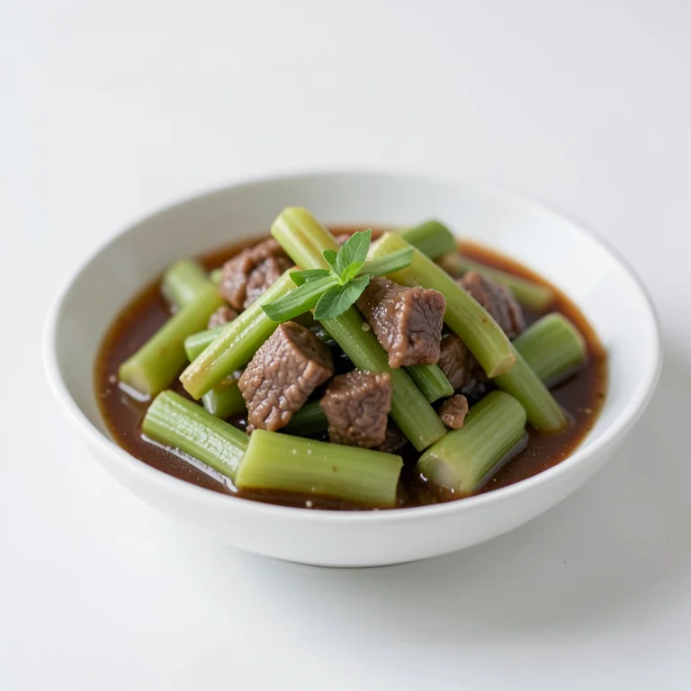 Сельдерей в мясном соке
