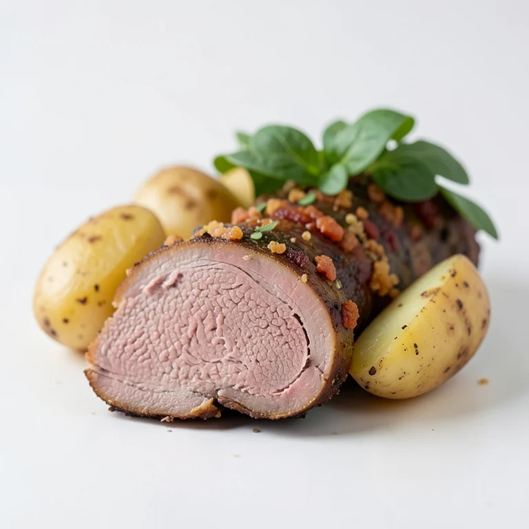 Солонина с картофелем и овощами