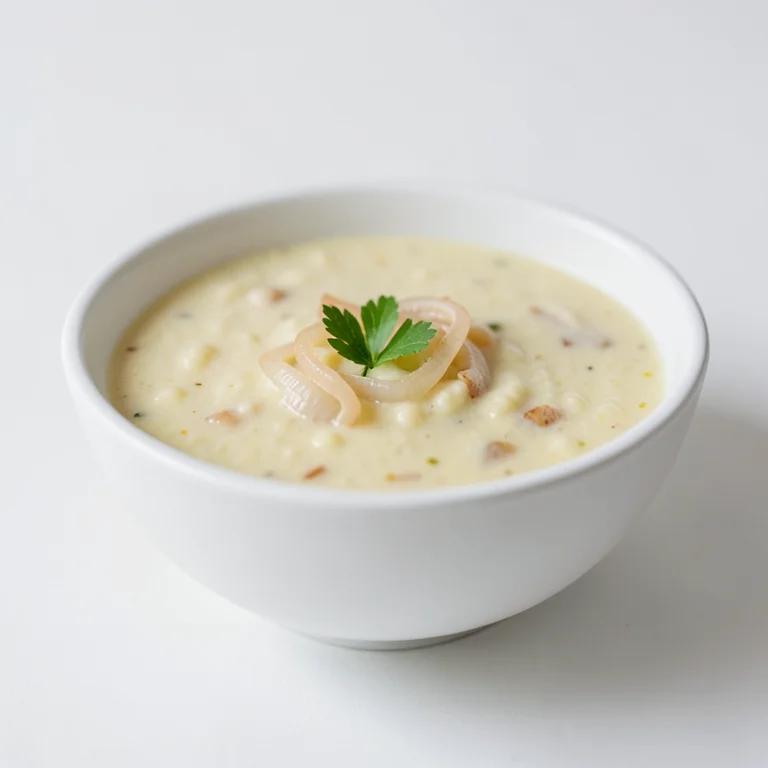 Суп-пюре из лука (консервированный, концентрированный)